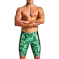 ARENA Puzzled Athletic Swim Jammers for Men Competitive Racing, Training, Quick Dry, Compression, Chlorine Resistant Swimsuit