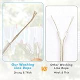 Fentar 30m Heavy Duty Clothes Line Steel Core Waterproof 120kg LC view 4