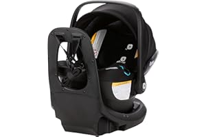 Diono LiteClik30 XT SafePlus Infant Car Seat and Base, Rear-Facing for Infants 4-30lbs, SafePlus Engineering, with Infant Insert, UPF 50+ Sunshade (Black Storm)
