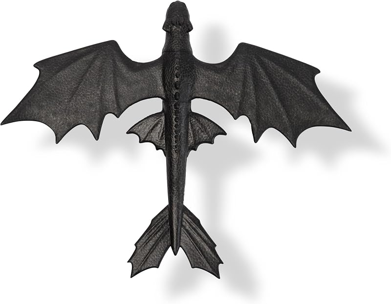 - Figurine Volante Krokmou 38 Cm - Figurine Articulée Krokmou Qui Vole Quand On La Lance - Cadeau Enfant - Jouet Enfant 4 Ans Et + Inspiré Du Film How To Train Your Dragon