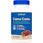 Nutricost Camu Camu 1000mg, 120 Capsule - CCOF Certified Made with Organic, Non-GMO and Gluten Free