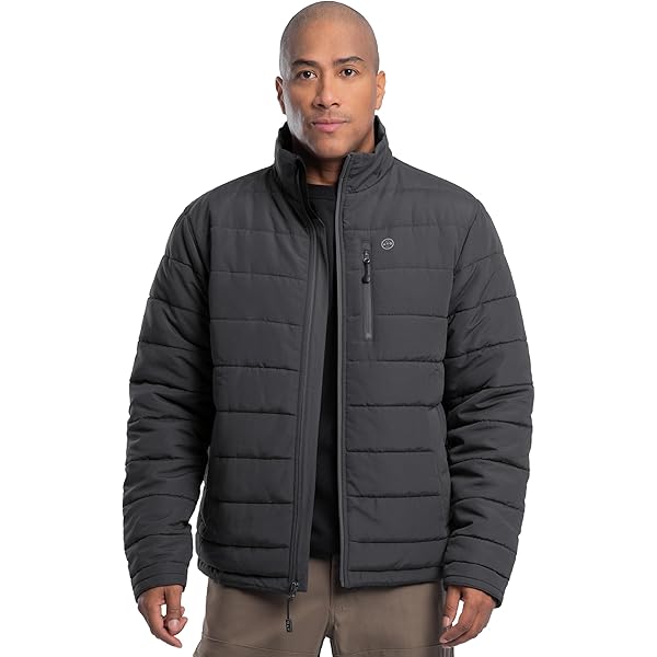 Carhartt Men's LWD™ Relaxed Fit Stretch Insulated Jacket, Asphalt