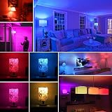Mobri E14 LED Light Bulb 5W Color Changing RGB Remote 4 Pack 270° Beam 450LM view 8