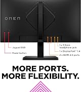 HP OMEN 24 Gaming Monitor 23.8" Full HD IPS 165Hz FreeSync Premium view 7