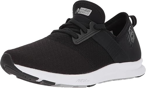 New Balance Women's FuelCore Nergize V1 Sneaker, Black/White, 10