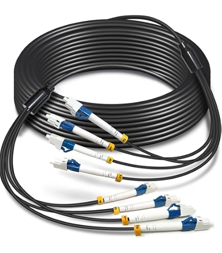 FCD - 2Pk 1M OS2 LC LC Single Mode Fiber Optic Cables - View #9