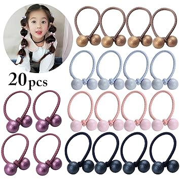 Amazon Com Fascigirl 20 Pcs Cute Hair Tie Ponytail Holder