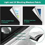 Machine-Ya 100% Blackout Blind 145x250cm Nano Tape Cut to Fit Windows view 3