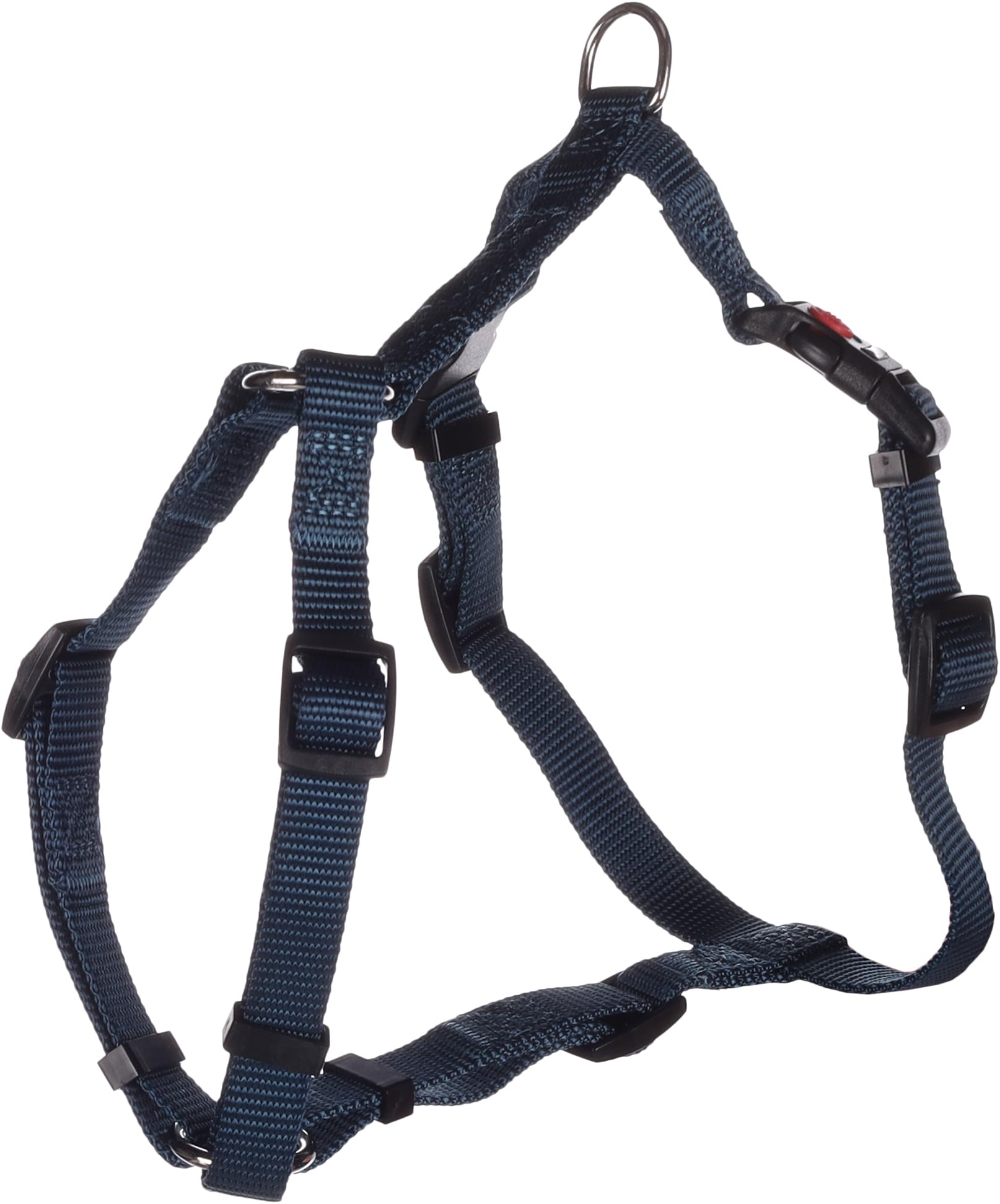 Flamingo Dog Harness H-shape Ziggi Dark blue S 35-50cm 40-50cm 15mm