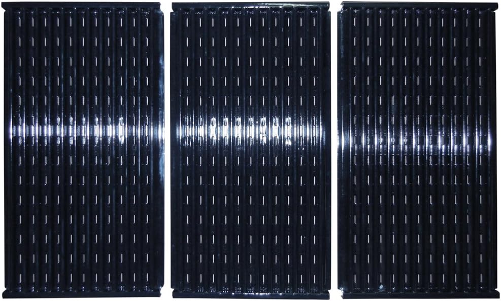 Music City Metals 53073 Porcelain Steel Cooking Grid Replacement for Gas Grill Models Charbroil 463434313 and Charbroil 463436813, Set of 3