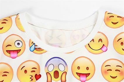 Amazon シーファニー Cfanny レディース 可愛い パーカー Iphone絵文字 ミッキー 春着 カラフル お出かけ プルオーバー 絵文字2 M セーター 通販
