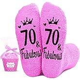 HAPPYPOP Birthday Gifts for Women - Funny Birthday Socks for 40 60 70 55 65 Year Olds