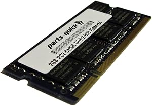 2GB Memory for Dell Inspiron 11 11z 1110 13 1318 1320 14 1410 1420 1427 1428 1440 15 1520 1521 1525 1526 1545 1546 17 1720 1721 1750 (PARTS-QUICK Brand)