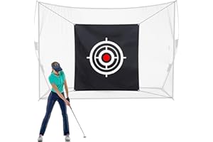 Halloscume Golf Target Cloth for Net Replacement Golf Hitting Net Target with 4 Straps for Practice Training Aids Indoor Outdoor Use