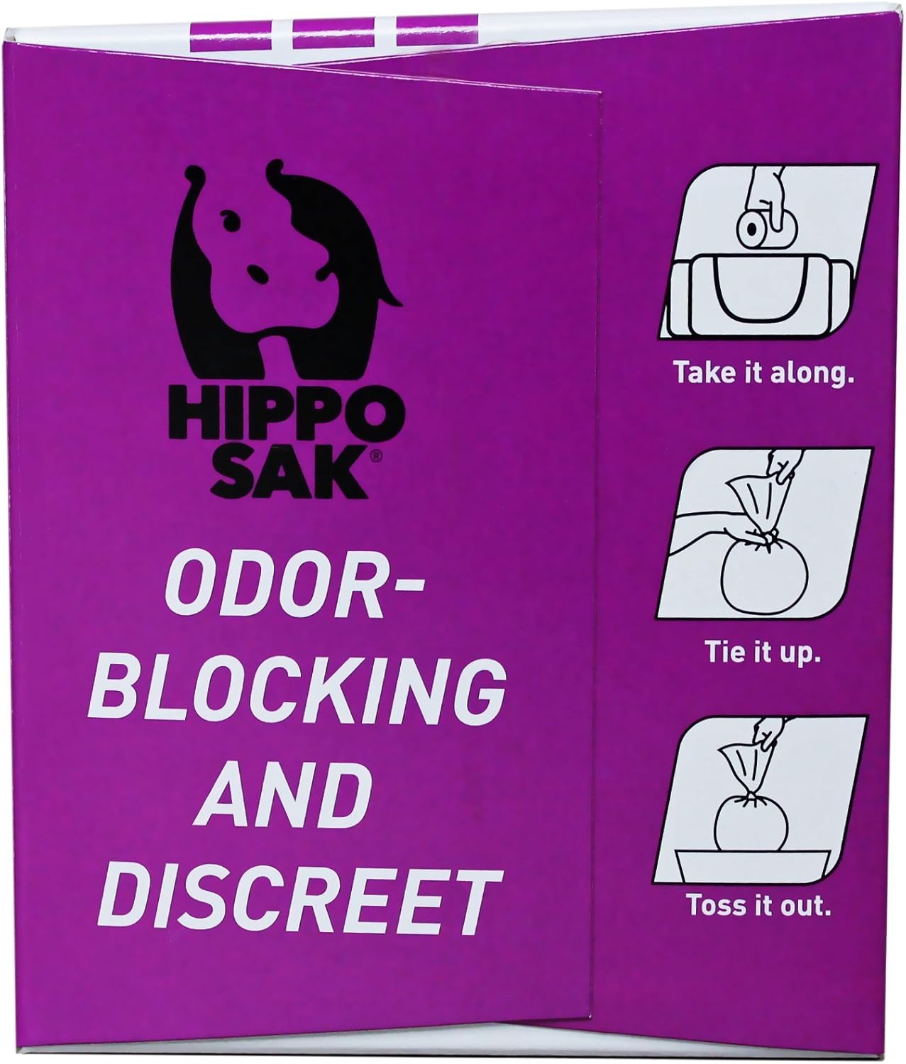 Hippo Sak Incontinence Undergarment Disposal Bags (375 Count): Health & Personal Care