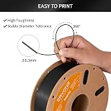 ERYONE PLA Filament 1.75mm Carbon Black 1kg 3D Printer PLA +/-0.03mm view 4