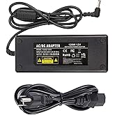 12V 10A Power Supply Adapter - COOLM AC Adaptor 100-240V 50-60HZ DC 12V 120W Adapter Transformer 5.5x2.5mm DC Output Jack for LED Strip Light LED Driver