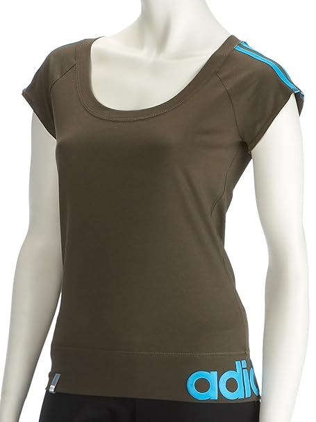 magliette adidas donna marrone