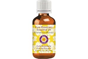 dève herbes Rosemary Essential Oil (Rosmarinus officinalis) Pure | Non-Sticky | Non-Greasy | Lightweight | Men & Women | All Skin Types | Steam Distilled 30ml (1 oz)