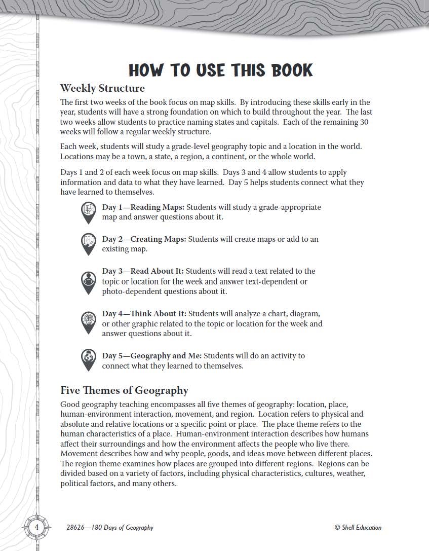 180 Days™: Social Studies, Geography for 5th Grade Practice Workbook for Classroom and Home, Cool and Fun Practice Created by Teachers (180 Days of Practice) 180 Days™: Social Studies, Geography for 5th Grade Practice Workbook for Classroom and Home, Cool and Fun Practice Created by Teachers (180 Days of Practice) 180 Days™: Social Studies, Geography for 5th Grade Practice Workbook for Class