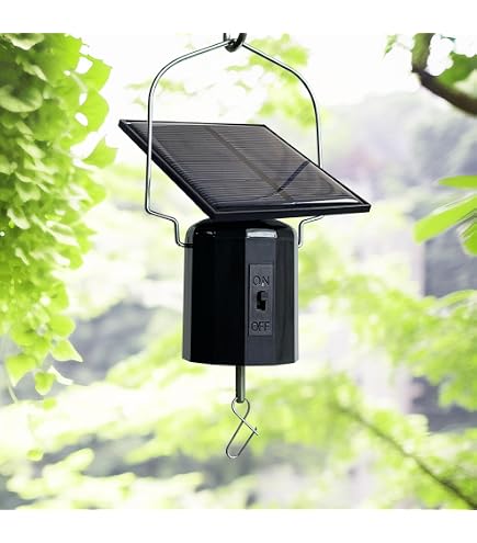 Solar Windspiel Mit Mond & Glaskugel – Leuchtet Nachts, Perfekt Als Garten-Deko Oder Geschenk