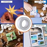 Gocableties Clear Double Sided Tape 50mm x 33m Strong Adhesive Craft Photo view 6