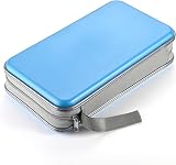 LIOVODE 96 Capacity CD Case Holder Sky Blue Hard Plastic Protective Wallet view 5