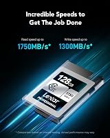 Lexar Professional SILVER Series CFexpress Type B 128GB Card view 2