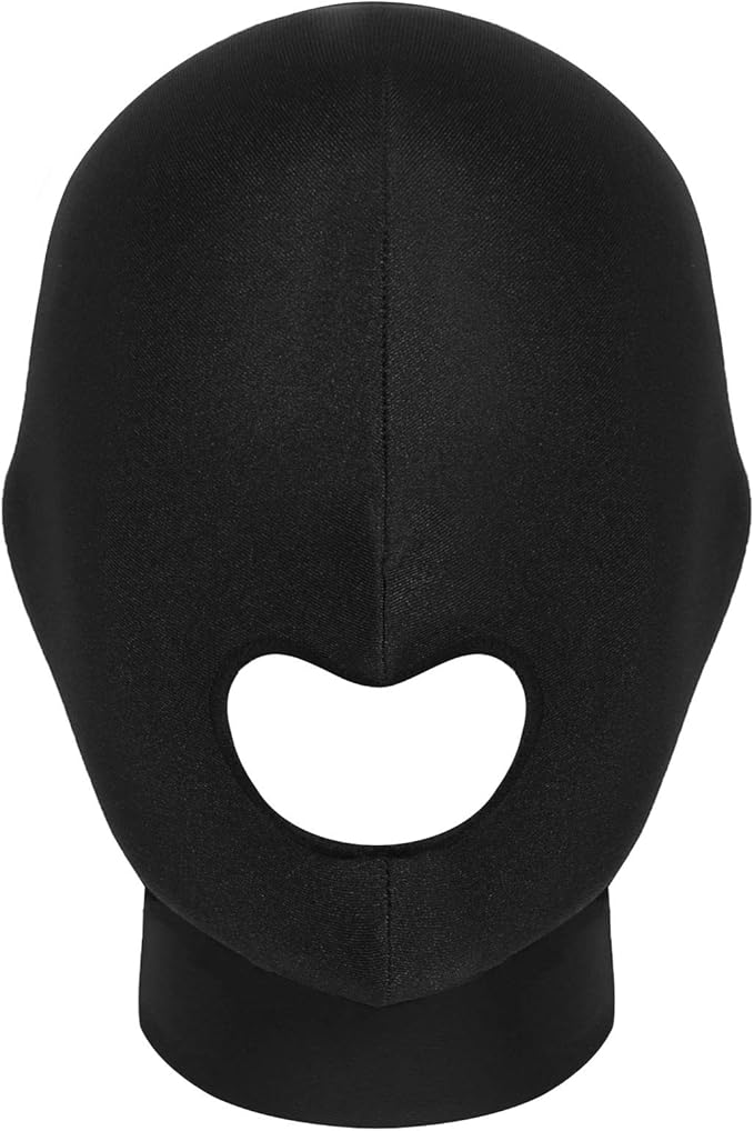 inlzdz Unisexe Adulte Cagoule de Police Facekini Visage Protecteur