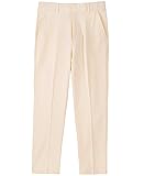 IZOD Boys Flat Front Dress Pant, Oxford Yellow, 14