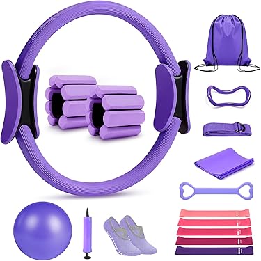 Disques Curseurs D'exercice Bala - Rose Et Noir, 7 Pouces, Pour Gym, Pilates, Yoga