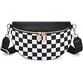 Eslcorri Small Crossbody Sling Bag for Women Trendy - Fanny Packs Leather Chest Belt Bum Bag Anti Theft Purse for Travel