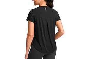 G Gradual Women's Workout Tops Short Sleeve Lightweight Athletic Yoga Running Shirts Loose Fit Quick Dry Gym T-Shirts