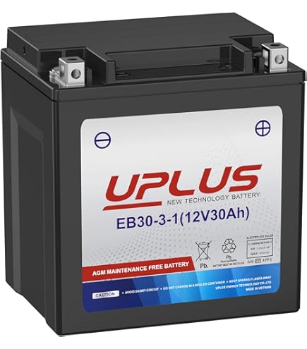 Amazon.com: Motorcycle Battery YTX20HL-BS, UPLUS EB20H-3