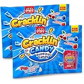Only Kosher Candy 42 Pack Popping Candy Crackling Candy Pack | Individually Wrapped Packs &ndash; Fizzy Pop Rocks Style Candy for Kids &amp; Adults &ndash; Fun Party Favor Candy, Birthday Treats