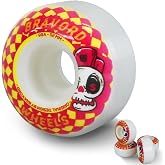 BRAVORD Skateboard Wheels 52mm 99A Skateboard Wheel for Trick Street | Pack of 4