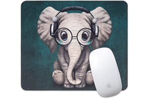 Anyshock Office Mouse Pad, Rectangle Customized Gaming Non-Slip Cute Square Tapis De Souris with Funny Art Design for Compute