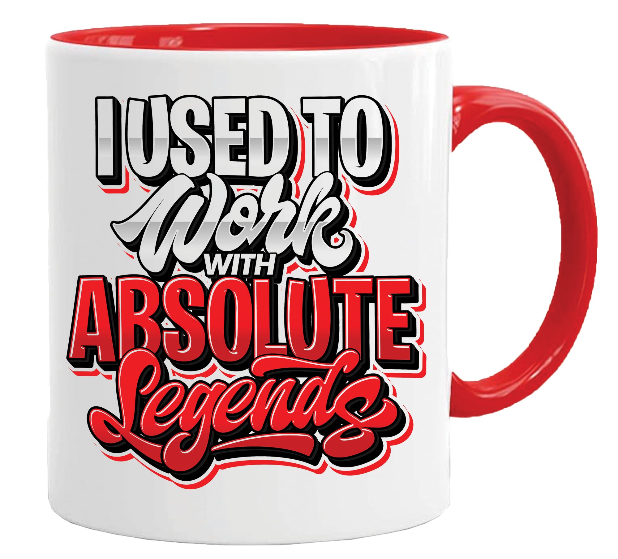 Legend Mug | Work Leaving Gifts | I Used to Work with Absolute Legends Mug | Funny Work Gifts | Gifts for Work Colleagues | Funny Retirement Gift | Leaving Gifts for Colleagues