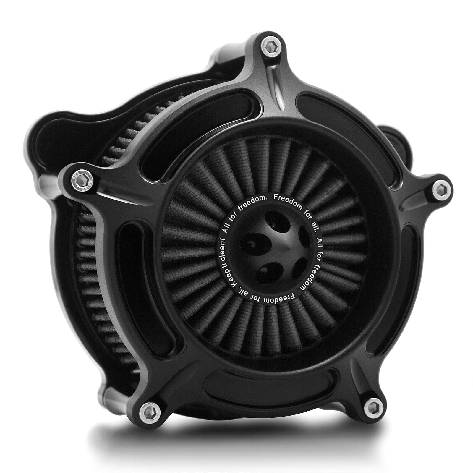 Photo 1 of For harley air cleaner filter Sportster Softail Touring street road king glide Dyna for harley davidson air intake filters (OPS Black - Gray Filter, D-For M8 Touring/Softail 2018-UP)
