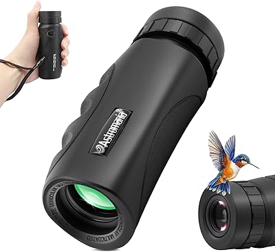 Astromania 8x25 Monocular for Adults, Compact Outdoor Accessory with Multi-Coated Optics BAK7 Prism & Twist-Up Eyecup, Waterproof & Fogproof Ideal for Bird Watching Hunting Sport and Wildlife Viewing