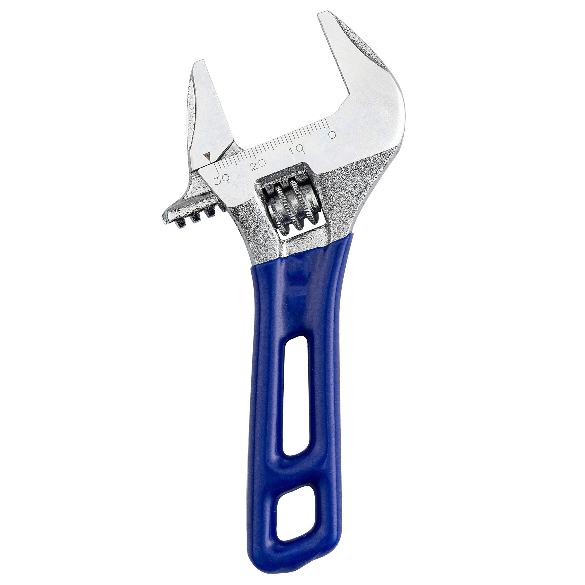 Large Opening Adjustable Wrench Spanner with Short Handle 4'' 5'' 6'' 8''(5'', Blue)