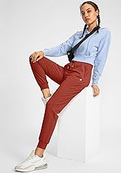 G Gradual Women's Joggers Pants with Zipper Pockets