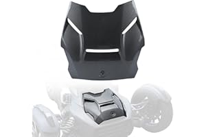 LUXEMOTO Epic Hood Panel for Can-Am Ryker 2019-2025, Classic Epic Turbo Hood Scoop Panel for Ryker Rally Edition 2019-2021, for Can Am Ryker Accessories, Replace OEM #219400877 (Carbon Fiber)