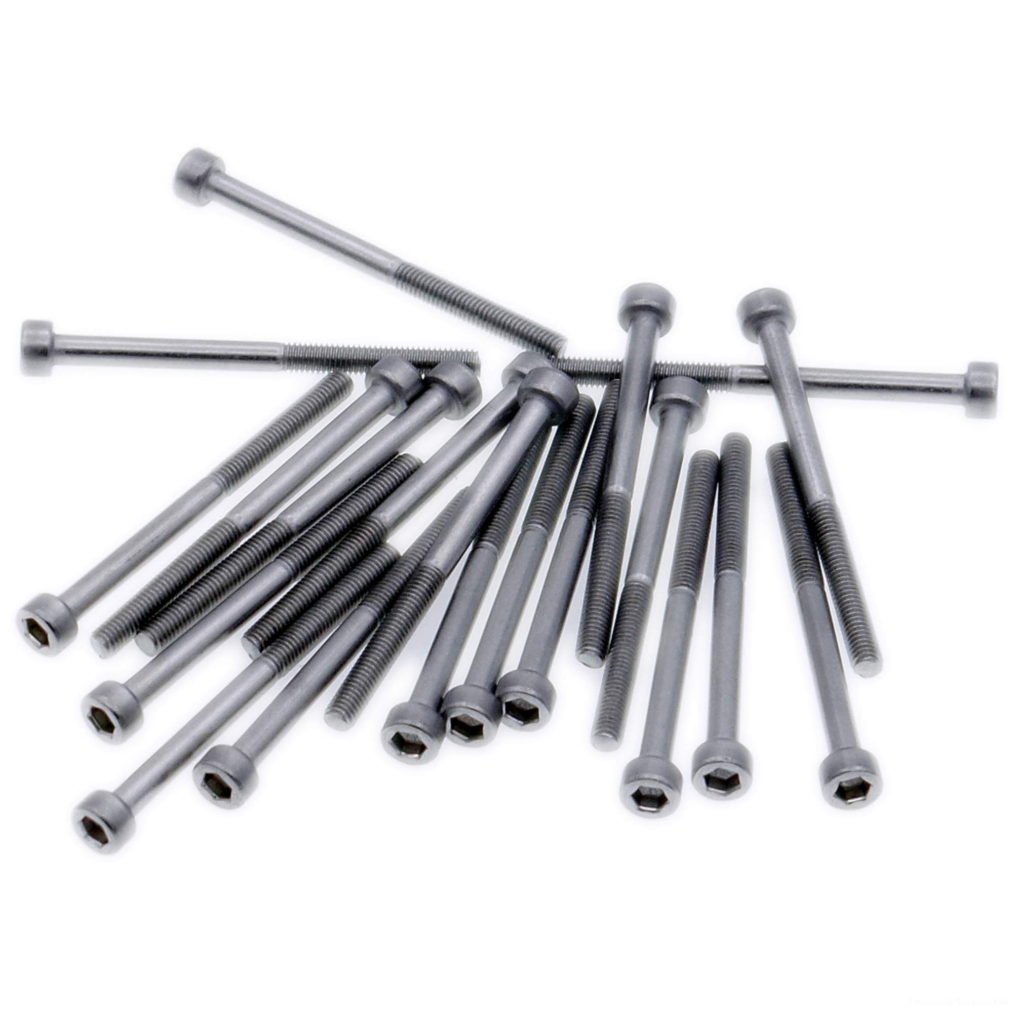 M2 (2mm x 12mm) Hex Socket Cap Screw (Bolt) - Stainless Steel (A2) (Pack of 20)