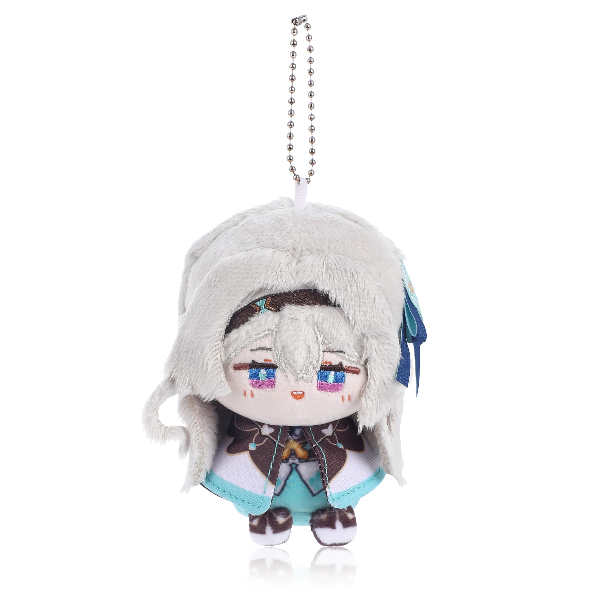 UTIEHD Anime Game HSR Character Bag Charm, Cute 4-Inch Collectible Keychain Pendant, Compact Size for Backpacks and Keys for Fans (Firefly) โ image 1