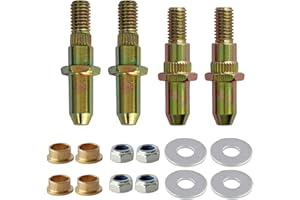 LEDAUT Door Hinge Roller Pin Door Hinge Pin and Bushing Repair Kits for 1999-up GMC Sierra Silverado Chevy Truck SUV