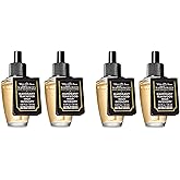 Bath & Body Works Wallflowers Refills, Mahogany Teakwood Scent, Plug-in Air Freshener Refills for Bedrooms, Bathrooms & Living Spaces, 4 Pack