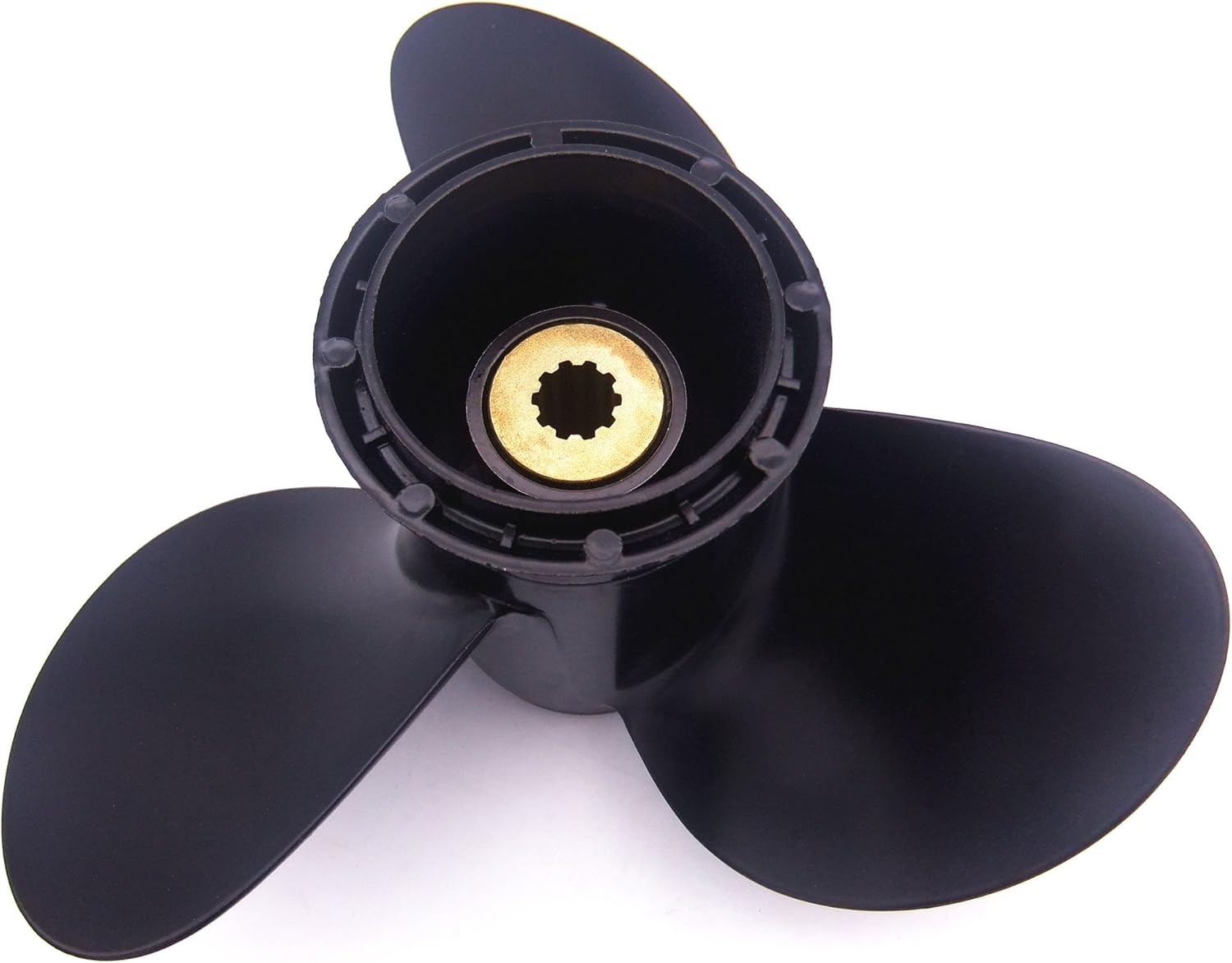 SouthMarine Aluminum Alloy Propeller 9 1/4x11 for Suzuki 9.9HP 15HP Outboard Motor 9 1/4 X 11
