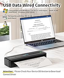 Phomemo Portable Printer,[Upgrade] M832 Portable