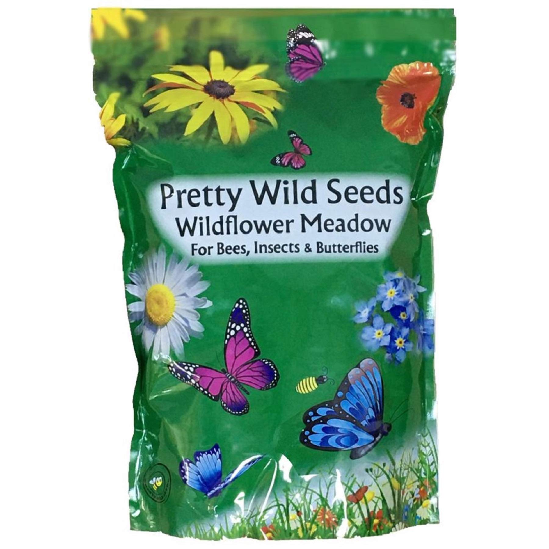 UK 100% Wild Flower Seed Mix Annual & Perennial Meadow Plants Attracts Bees & Butterfly (250g) Wildflower Seeds Mix 3